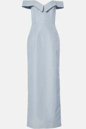 Markarian Sarika off-shoulder taffeta gown