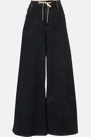 Marni High-rise wide-leg jeans