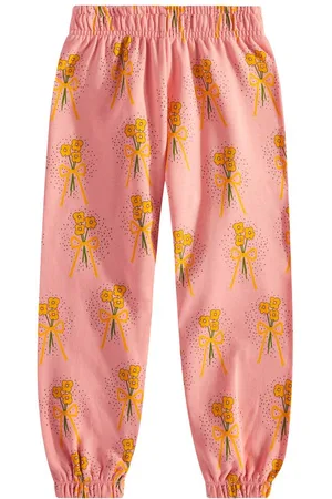 Mini Rodini Winter Flowers cotton sweatpants
