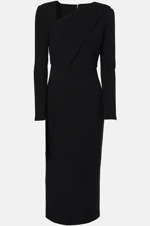 Roland Mouret Wool crÃªpe midi dress