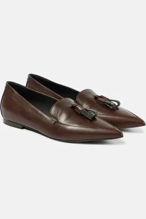 Brunello Cucinelli Monili leather loafers