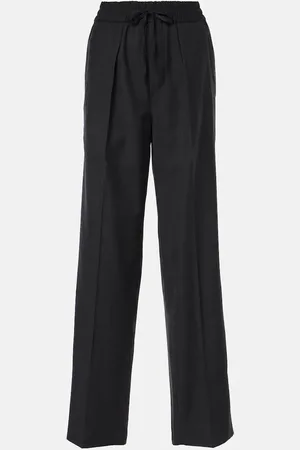 Isabel Marant Liska checked wool-blend straight pants