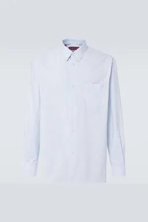 Gucci Striped cotton poplin shirt