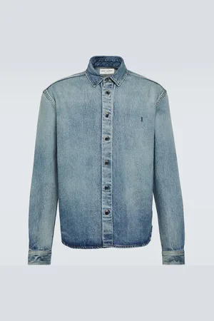 Saint Laurent Cassandre denim shirt