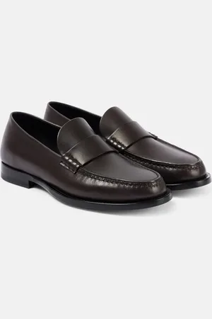 The Row Novus leather loafers