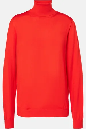 The Row Heva wool jersey turtleneck sweater