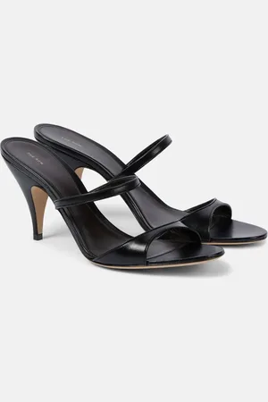 The Row Vika Knot 80 leather mules