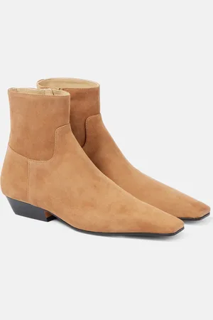 Khaite Marfa suede ankle boots