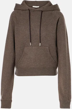 The Row Timmi cashmere and cotton hoodie