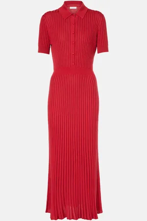GABRIELA HEARST Amor silk and cashmere midi dress
