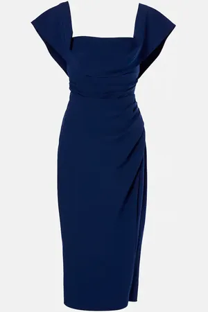 Carolina Herrera Draped midi dress