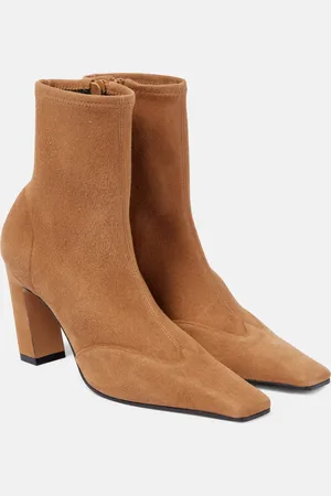 Khaite Nevada suede ankle boots