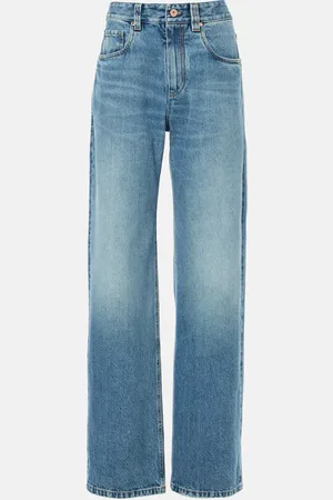Brunello Cucinelli High-rise straight jeans