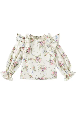 Tutu Du Monde Belle ruffled floral blouse