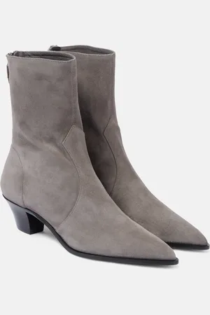 Aquazzura Brunswick 45 suede ankle boots