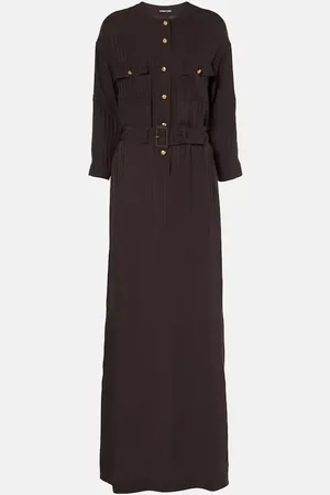 Tom Ford Striped belted shirt dress