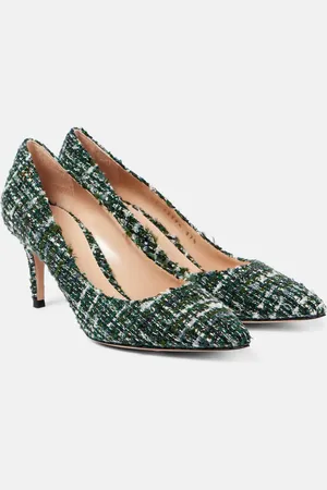 Gianvito Rossi 70 bouclÃ© pumps