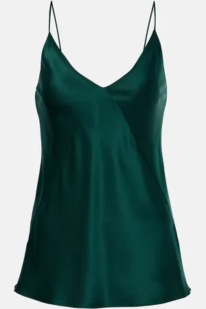 Max Mara Metello silk satin tank top