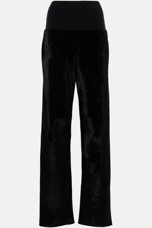 Alaïa AlaÃ¯a Velvet straight pants
