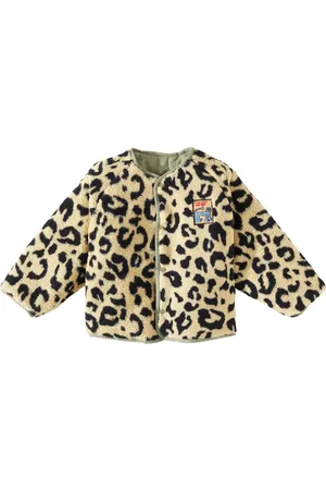 Jelly Mallow Reversible quilted leopard-print jacket