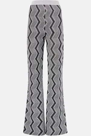 Missoni Zig Zag lamÃ© wide-leg pants