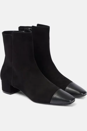 Aquazzura French Flirt suede booties