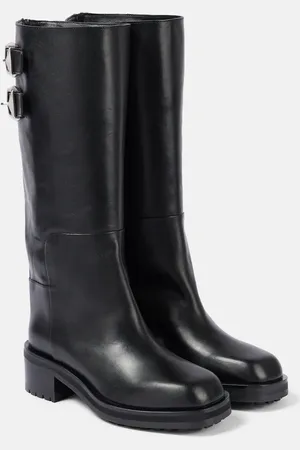 Jimmy Choo Brooklyn 50 leather knee-high boots