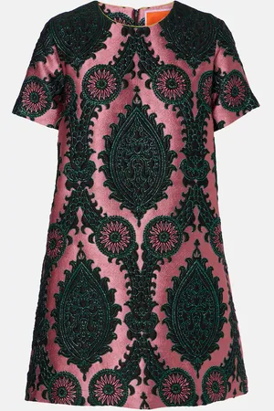 La DoubleJ Mini Swing jacquard minidress