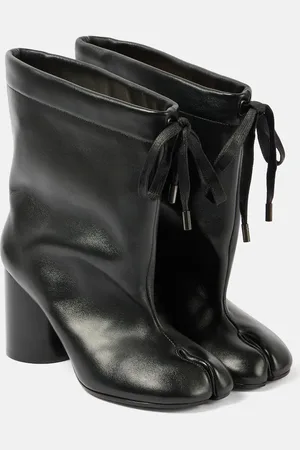 Maison Margiela Tabi drawstring leather ankle boots