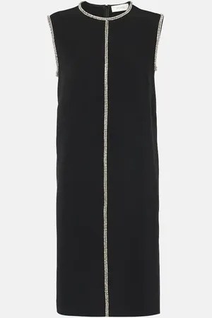 Sportmax Earry embellished cady minidress