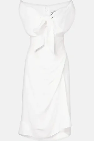 Vivienne Westwood Bridal bow-detail midi dress