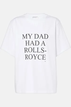 Victoria Beckham Slogan cotton jersey T-shirt