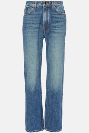 Khaite Abigail high-rise straight jeans
