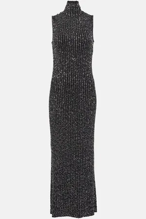 Missoni Sequined turtleneck maxi dress