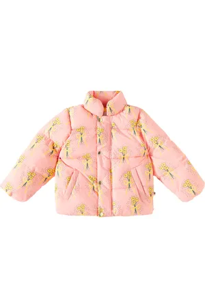 Mini Rodini Winter Flowers puffer jacket