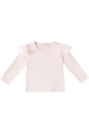 Tutu Du Monde Baby Natalia tulle-trimmed cotton jersey top