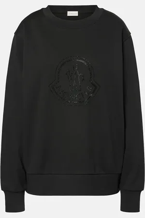 Moncler Logo cotton-blend fleece sweatshirt