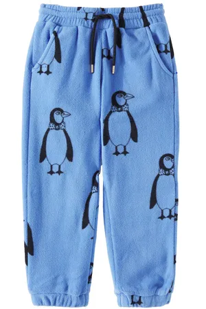 Mini Rodini Penguin fleece sweatpants