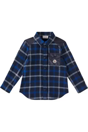 Moncler Checked cotton flannel shirt
