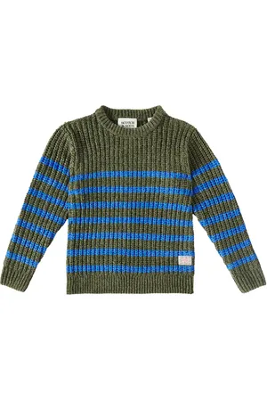 Scotch&Soda Striped ribbed-knit sweater