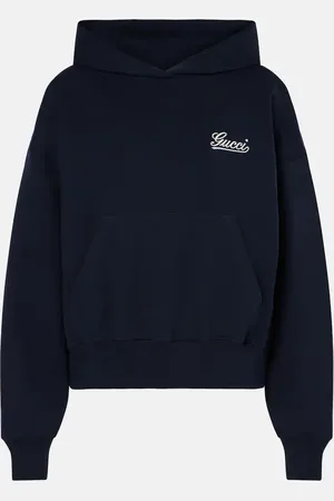 Gucci Logo cotton jersey hoodie