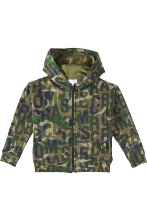 Marc Jacobs Camouflage cotton-blend fleece hoodie
