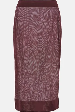 Saint Laurent Knitted pencil skirt