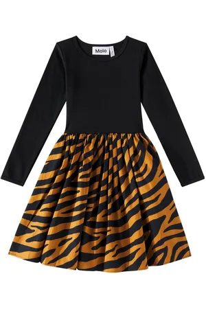 Molo Casie zebra-print cotton-blend dress