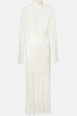 ULLA JOHNSON Talia floral lace maxi dress