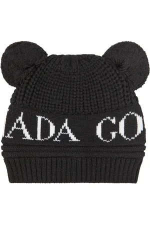 Canada Goose Baby Double Pom wool beanie