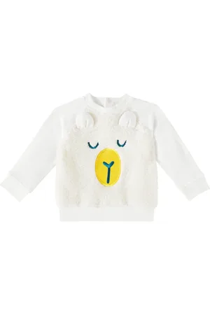 Stella McCartney Baby cotton faux shearling sweatshirt