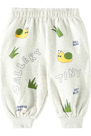 Tiny Cottons Baby Artsy Snail cotton sweatpants