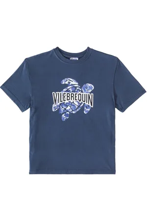 Vilebrequin Logo printed cotton jersey T-shirt