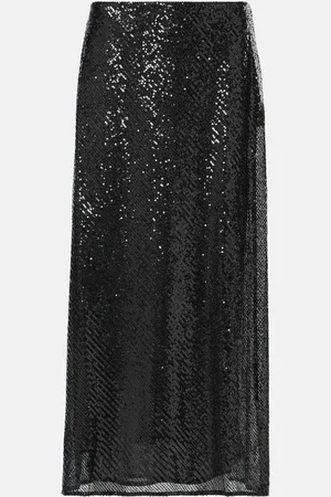RIXO London Ardith sequined maxi skirt